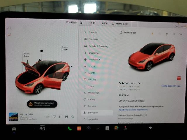 Photo 8 VIN: 5YJYGAEEXMF183293 - TESLA MODEL Y 