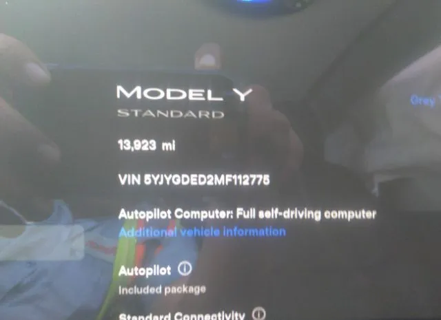 Photo 6 VIN: 5YJYGDED2MF112775 - TESLA MODEL Y 