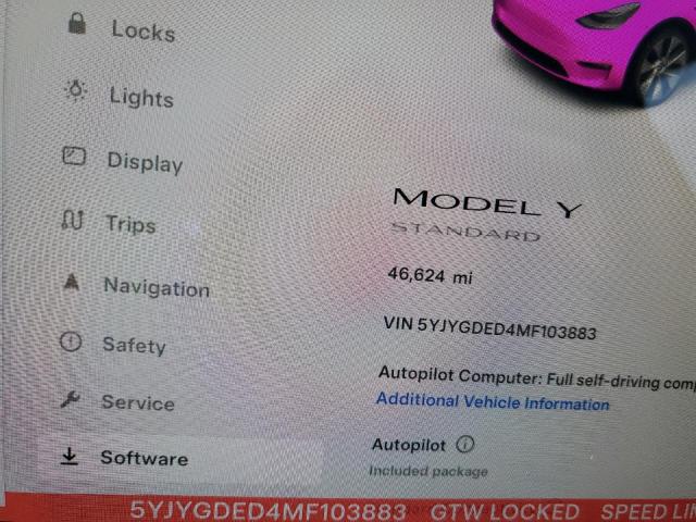 Photo 8 VIN: 5YJYGDED4MF103883 - TESLA MODEL Y 