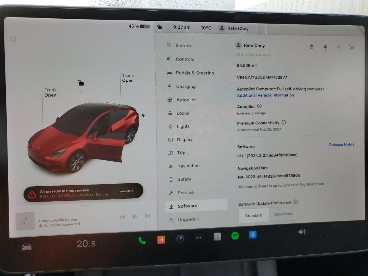 Photo 8 VIN: 5YJYGDED4MF132977 - TESLA MODEL Y 