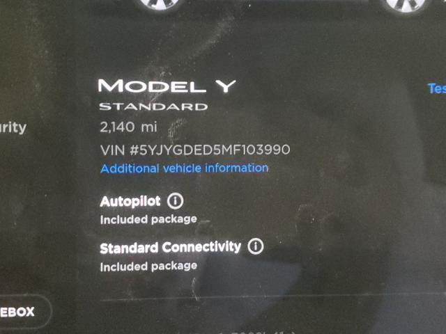 Photo 7 VIN: 5YJYGDED5MF103990 - TESLA MODEL Y 