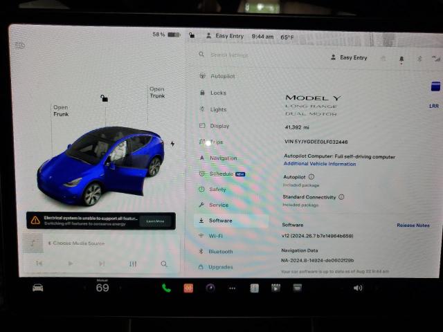 Photo 8 VIN: 5YJYGDEE0LF032446 - TESLA MODEL Y 