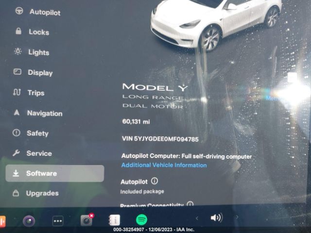 Photo 6 VIN: 5YJYGDEE0MF094785 - TESLA MODEL Y 