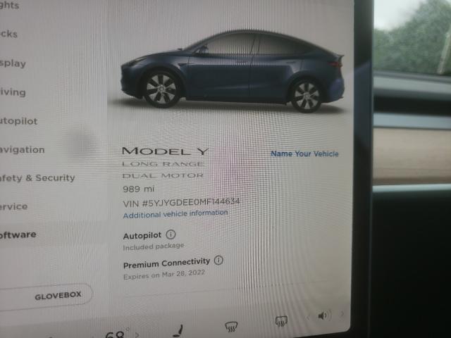 Photo 7 VIN: 5YJYGDEE0MF144634 - TESLA MODEL Y 