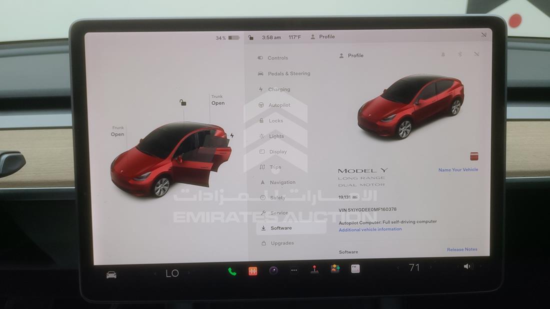 Photo 23 VIN: 5YJYGDEE0MF160378 - TESLA MODEL 