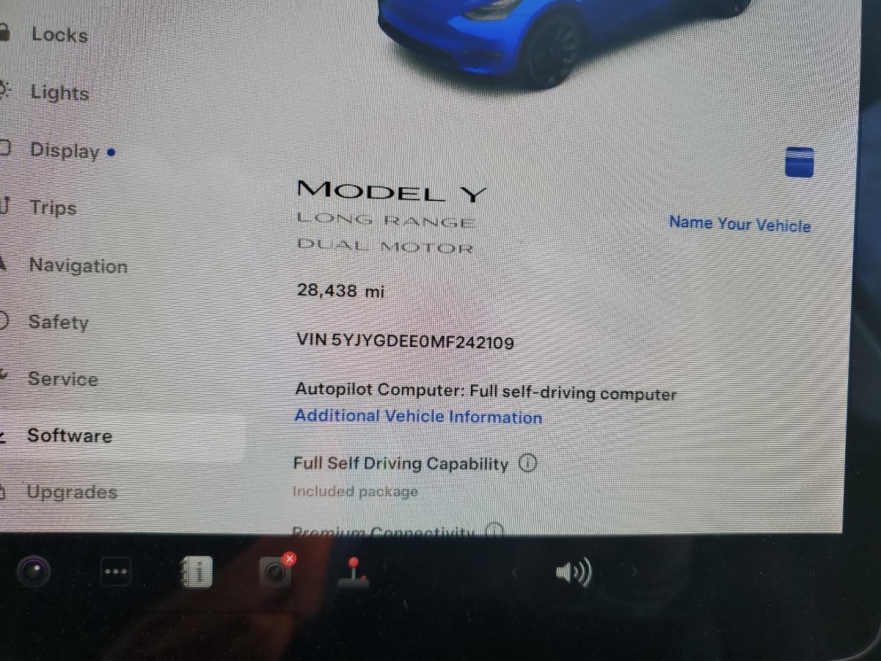 Photo 8 VIN: 5YJYGDEE0MF242109 - TESLA MODEL Y 