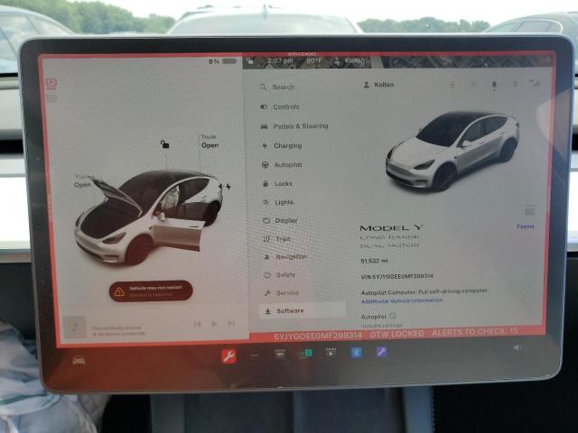 Photo 8 VIN: 5YJYGDEE0MF299314 - TESLA MODEL Y 