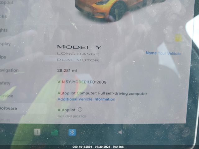 Photo 6 VIN: 5YJYGDEE1LF012609 - TESLA MODEL Y 