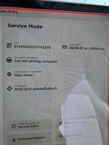 Photo 12 VIN: 5YJYGDEE1LF042239 - TESLA MODEL Y 