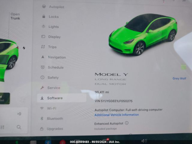 Photo 6 VIN: 5YJYGDEE1LF050275 - TESLA MODEL Y 