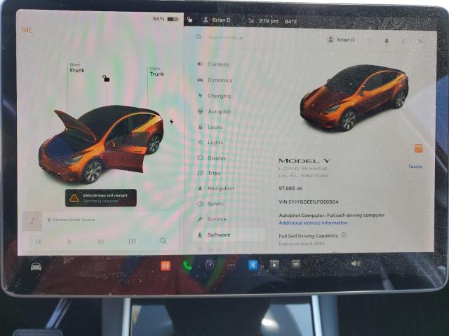 Photo 8 VIN: 5YJYGDEE1LF050504 - TESLA MODEL Y 