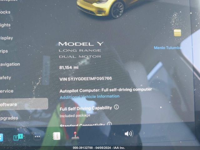 Photo 6 VIN: 5YJYGDEE1MF095766 - TESLA MODEL Y 