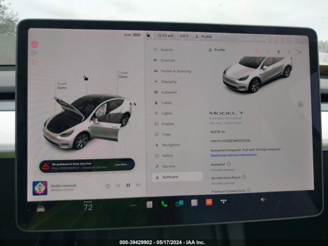 Photo 6 VIN: 5YJYGDEE1MF213038 - TESLA MODEL Y 