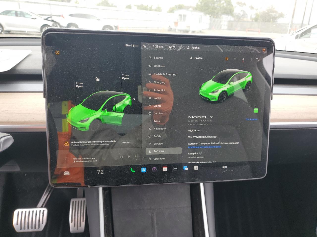 Photo 8 VIN: 5YJYGDEE2LF036160 - TESLA MODEL Y 