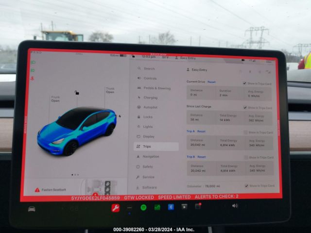 Photo 6 VIN: 5YJYGDEE2LF045859 - TESLA MODEL Y 