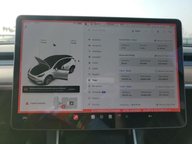 Photo 8 VIN: 5YJYGDEE2LF054450 - TESLA MODEL Y 