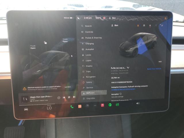 Photo 8 VIN: 5YJYGDEE2MF182320 - TESLA MODEL Y 