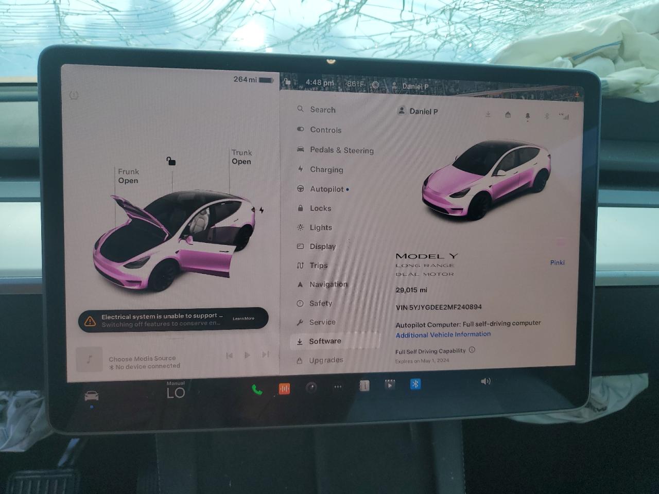 Photo 8 VIN: 5YJYGDEE2MF240894 - TESLA MODEL Y 