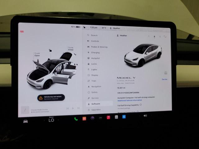 Photo 8 VIN: 5YJYGDEE2MF249689 - TESLA MODEL Y 