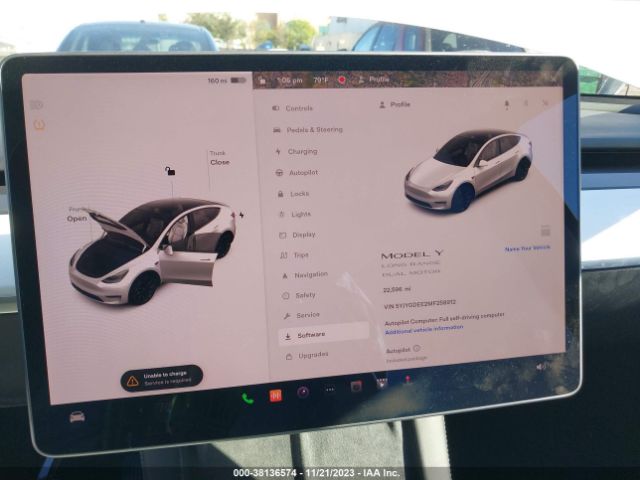 Photo 6 VIN: 5YJYGDEE2MF258912 - TESLA MODEL Y 