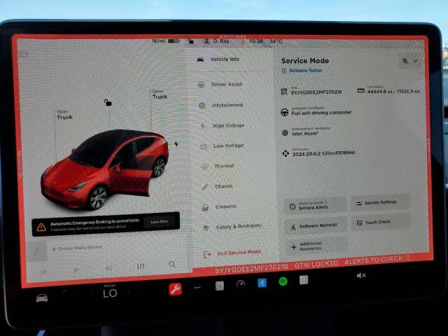 Photo 8 VIN: 5YJYGDEE2MF270218 - TESLA MODEL Y 