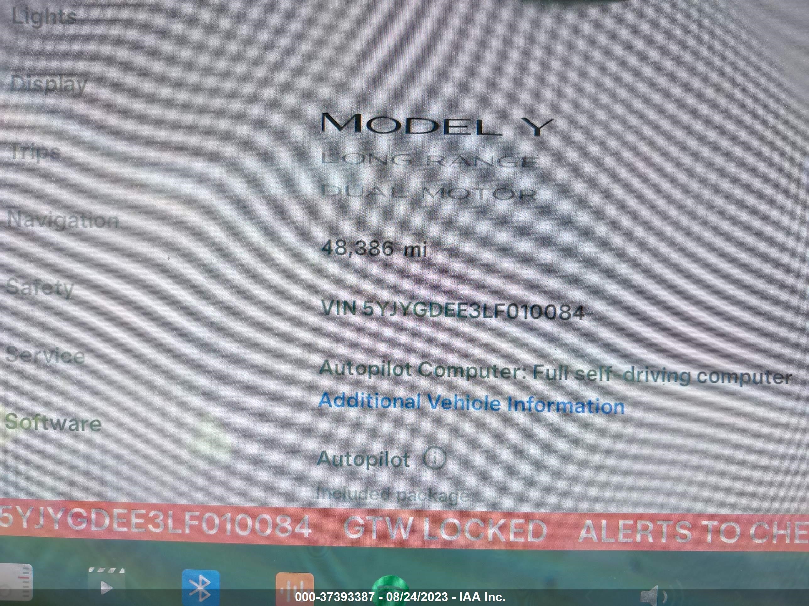 Photo 6 VIN: 5YJYGDEE3LF010084 - TESLA MODEL Y 