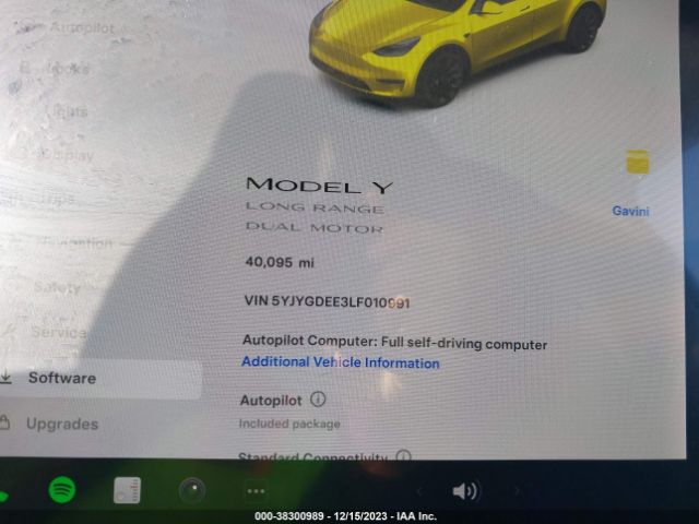 Photo 6 VIN: 5YJYGDEE3LF010991 - TESLA MODEL Y 