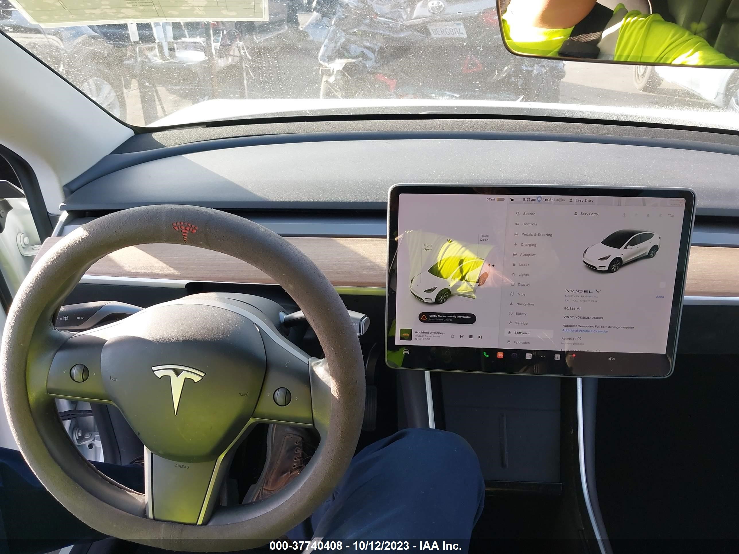 Photo 17 VIN: 5YJYGDEE3LF013809 - TESLA MODEL Y 