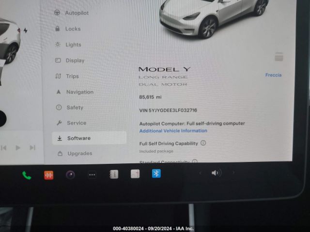 Photo 6 VIN: 5YJYGDEE3LF032716 - TESLA MODEL Y 