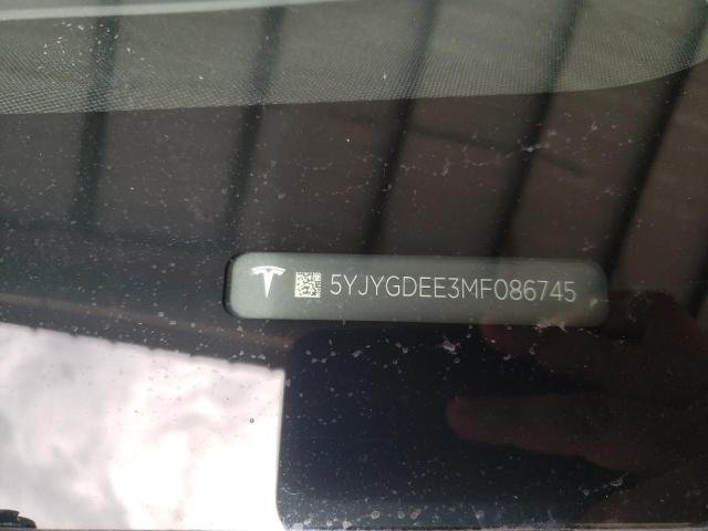 Photo 12 VIN: 5YJYGDEE3MF086745 - TESLA MODEL Y 