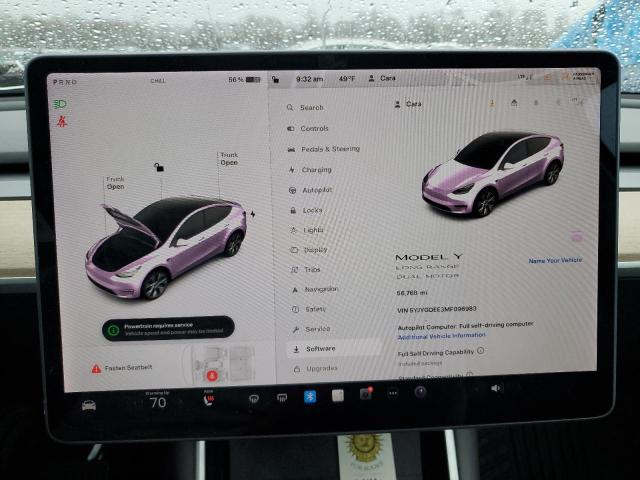 Photo 8 VIN: 5YJYGDEE3MF096983 - TESLA MODEL Y 