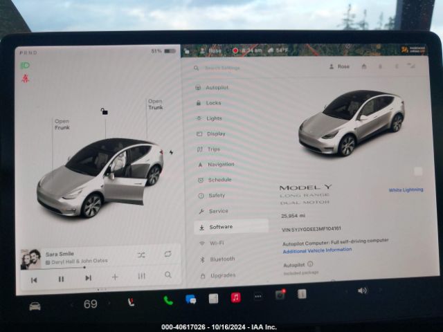 Photo 6 VIN: 5YJYGDEE3MF104161 - TESLA MODEL Y 