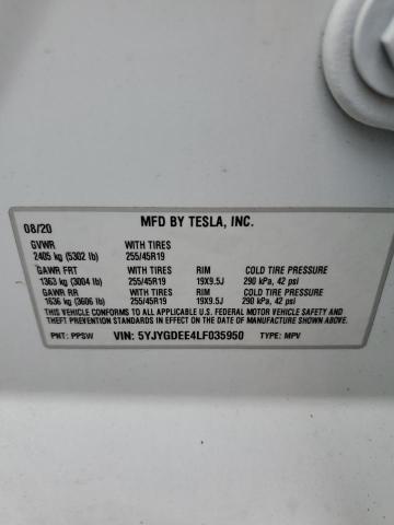 Photo 11 VIN: 5YJYGDEE4LF035950 - TESLA MODEL Y 