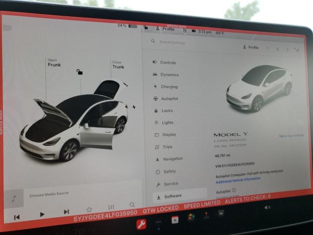 Photo 8 VIN: 5YJYGDEE4LF035950 - TESLA MODEL Y 