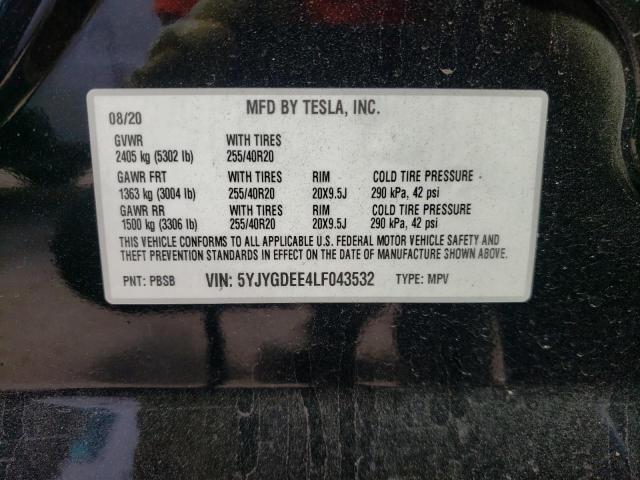 Photo 13 VIN: 5YJYGDEE4LF043532 - TESLA MODEL Y 