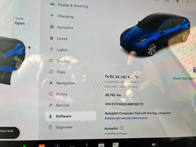 Photo 5 VIN: 5YJYGDEE4MF061711 - TESLA MODEL Y 