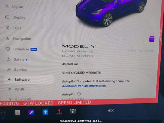 Photo 6 VIN: 5YJYGDEE4MF069176 - TESLA MODEL Y 