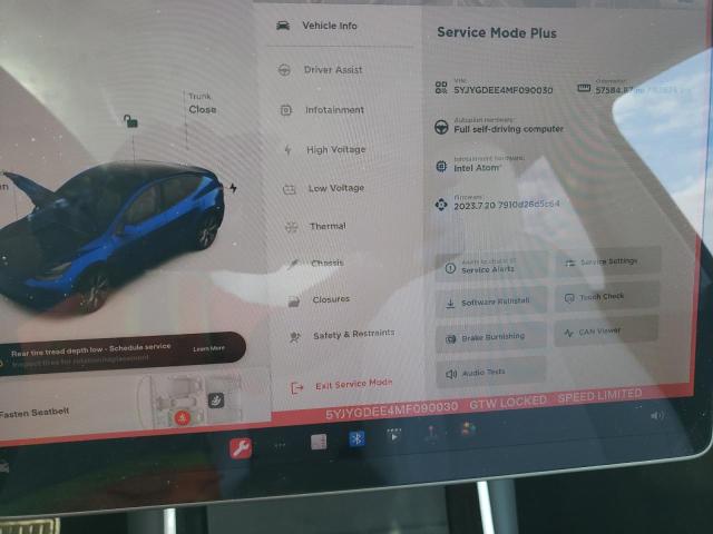 Photo 8 VIN: 5YJYGDEE4MF090030 - TESLA MODEL Y 