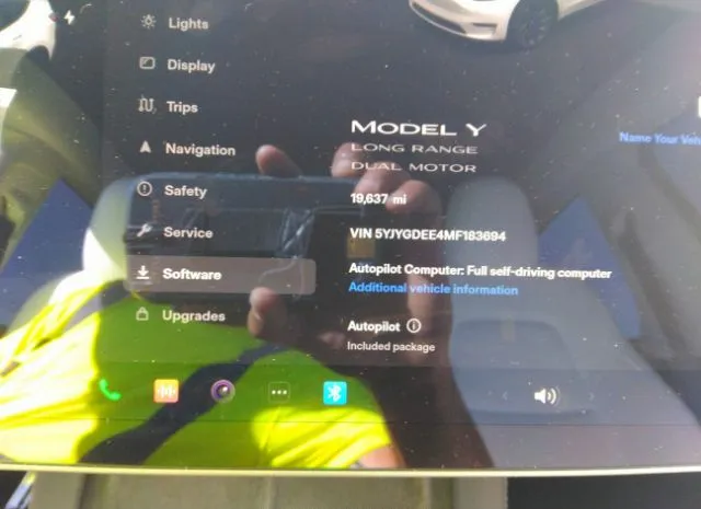 Photo 6 VIN: 5YJYGDEE4MF183694 - TESLA MODEL Y 