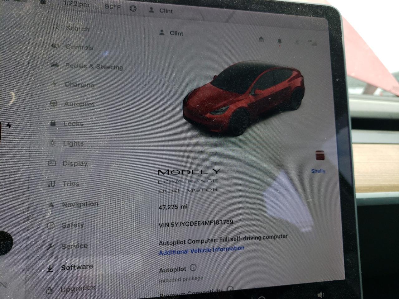 Photo 8 VIN: 5YJYGDEE4MF183789 - TESLA MODEL Y 