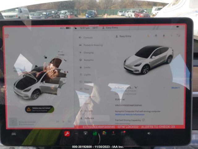 Photo 6 VIN: 5YJYGDEE4MF209145 - TESLA MODEL Y 