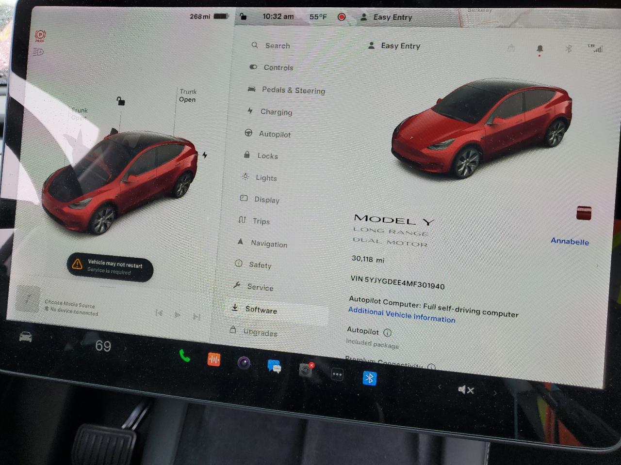 Photo 8 VIN: 5YJYGDEE4MF301940 - TESLA MODEL Y 