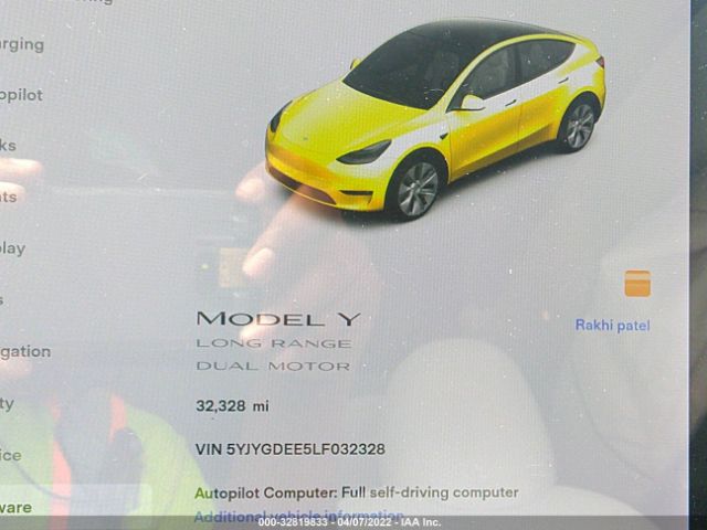 Photo 6 VIN: 5YJYGDEE5LF032328 - TESLA MODEL Y 