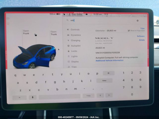 Photo 6 VIN: 5YJYGDEE5LF035228 - TESLA MODEL Y 