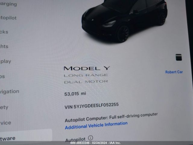 Photo 6 VIN: 5YJYGDEE5LF052255 - TESLA MODEL Y 