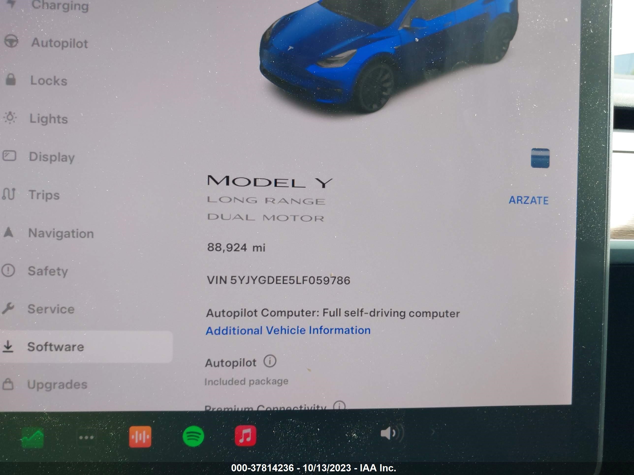 Photo 6 VIN: 5YJYGDEE5LF059786 - TESLA MODEL Y 