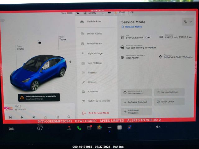 Photo 6 VIN: 5YJYGDEE5MF130941 - TESLA MODEL Y 