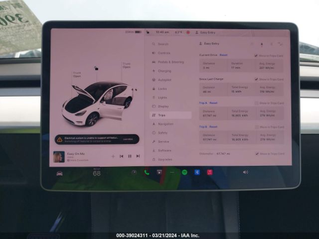 Photo 6 VIN: 5YJYGDEE5MF219859 - TESLA MODEL Y 