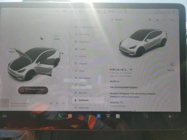 Photo 8 VIN: 5YJYGDEE5MF262503 - TESLA MODEL Y 