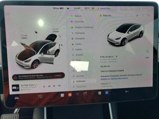 Photo 8 VIN: 5YJYGDEE6LF019619 - TESLA MODEL Y 